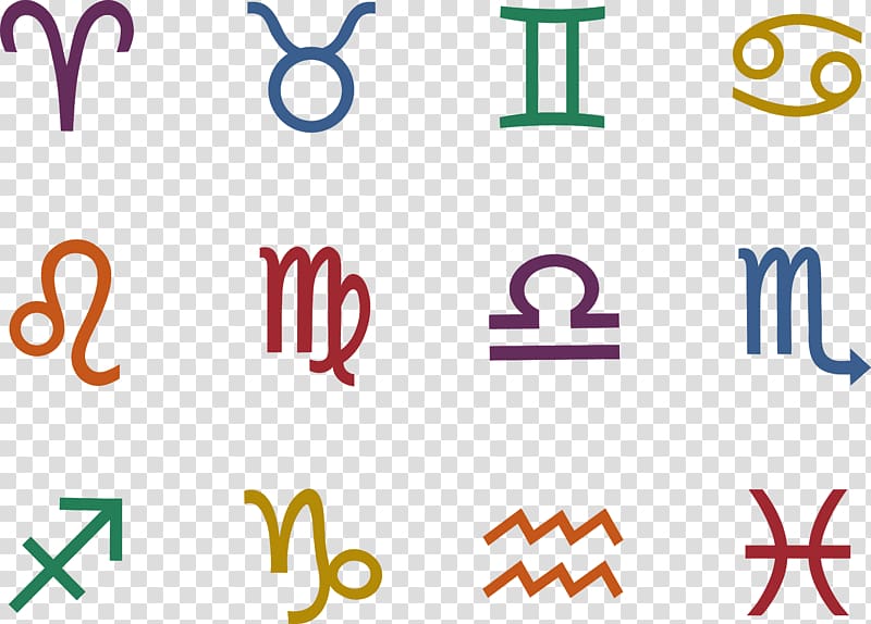 Horoscope logo illustration, Astrological sign Zodiac Horoscope Astrology , zodiac signs transparent background PNG clipart