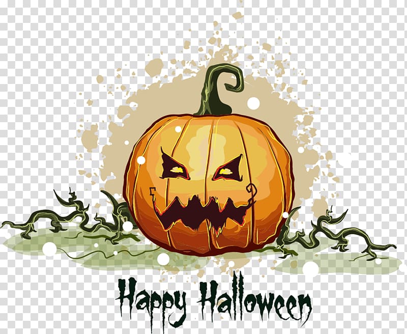 Halloween Jack-o\'-lantern Trick-or-treating, Halloween sign transparent background PNG clipart