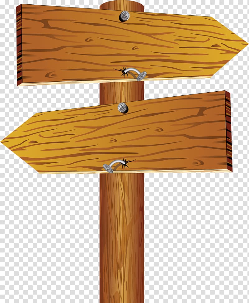 wood arrow sign clipart