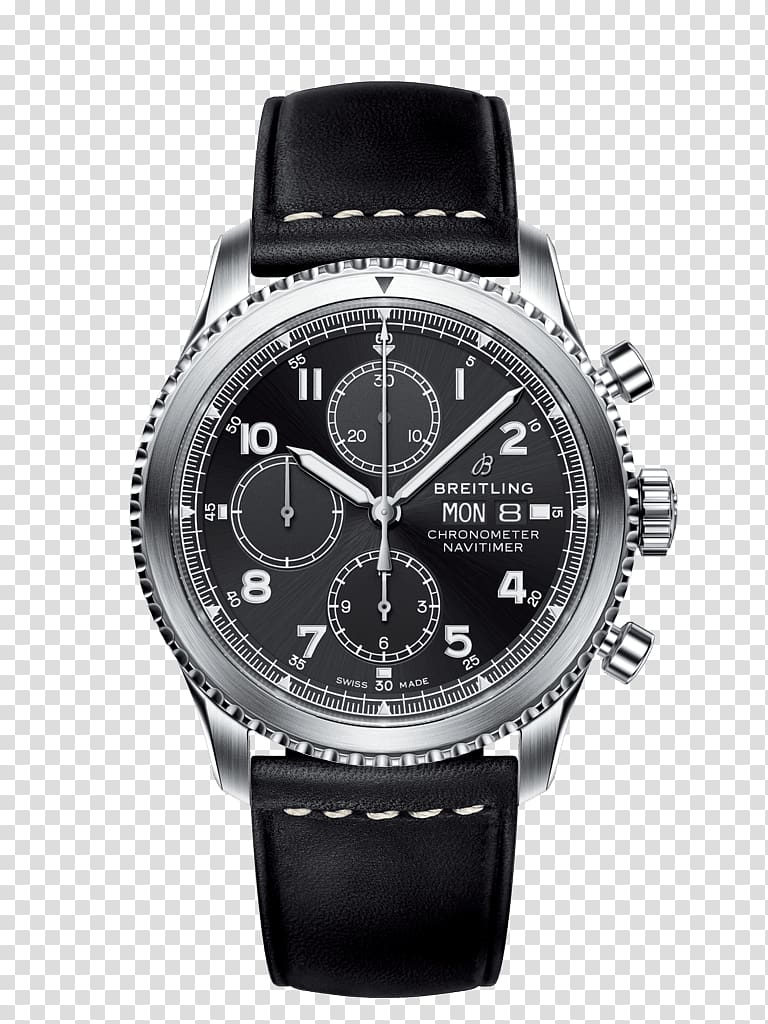 Breitling SA Breitling Navitimer Watch Double chronograph, watch transparent background PNG clipart
