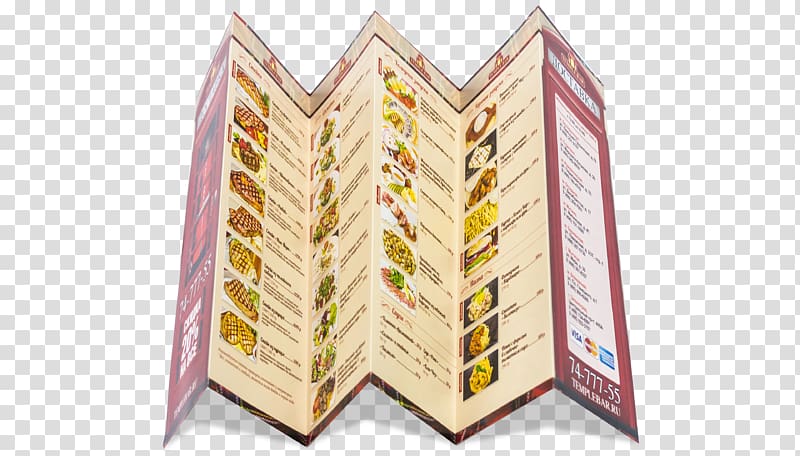 Paper Brand, restaurant leaflets transparent background PNG clipart