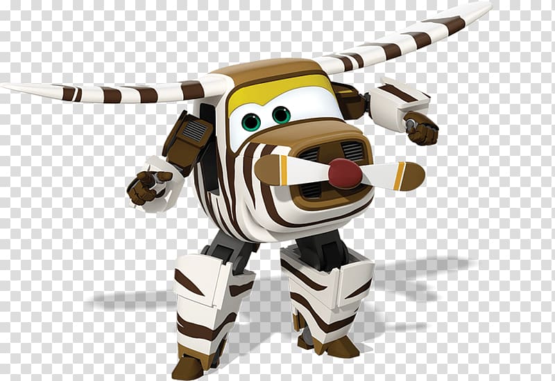 brown and white robot airplane illustration, Safari Plane transparent background PNG clipart