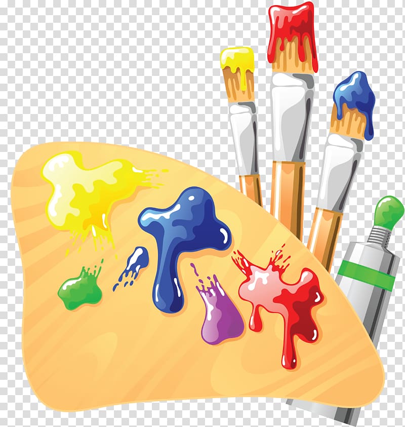 Watercolor painting Brush, paint brushes transparent background PNG clipart