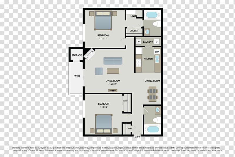 Floor plan Redmond Apartment Facade, apartment transparent background PNG clipart