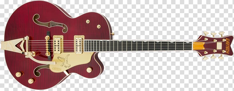 Gretsch Electric guitar Archtop guitar Semi-acoustic guitar, guitar transparent background PNG clipart