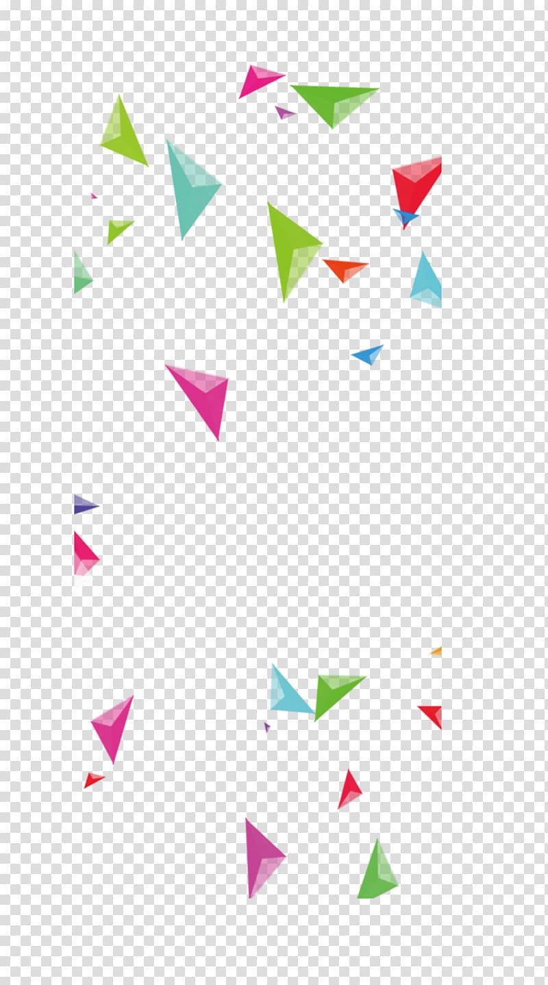 Color triangle, Floating triangle transparent background PNG clipart