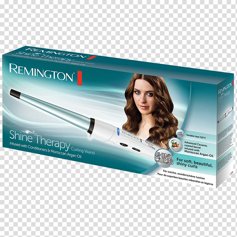 Hair iron Hair clipper Remington Products Hair curler Remington Ci95 Black incl. curler Hair roller, hair transparent background PNG clipart