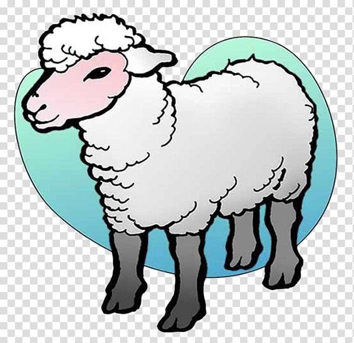 Lovely Sheep Drawing, Cute sheep transparent background PNG clipart