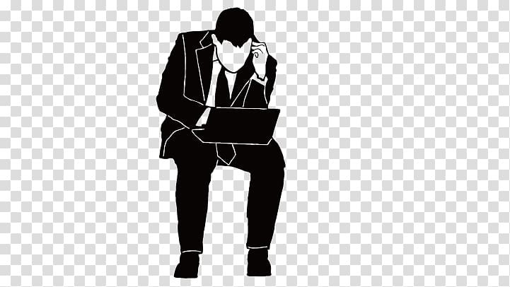 Sitting Man Computer file, Man sitting transparent background PNG clipart