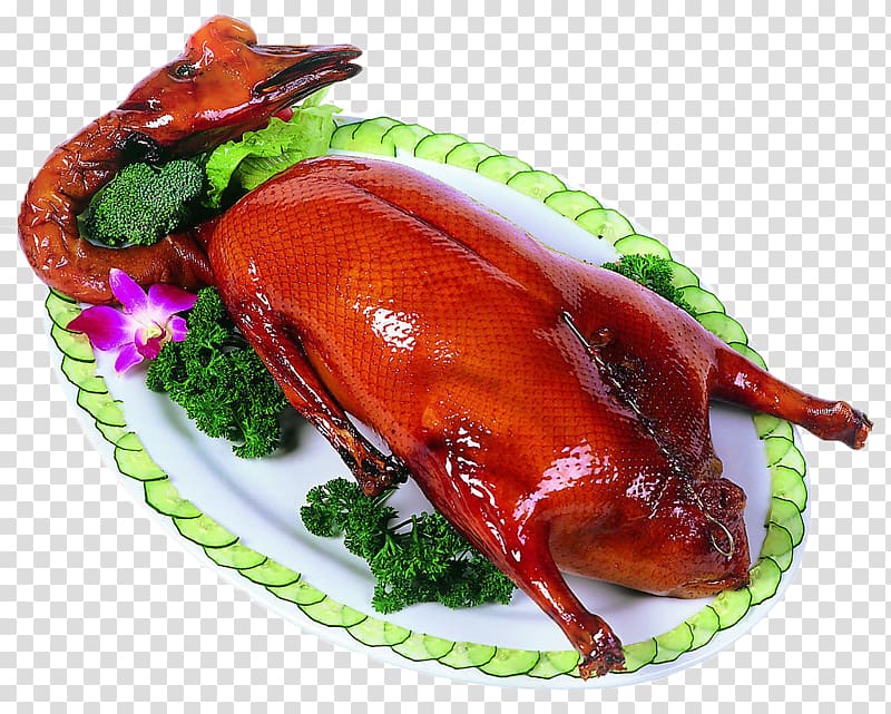 Roast goose Peking duck Red cooking Roast chicken, Roast goose transparent background PNG clipart
