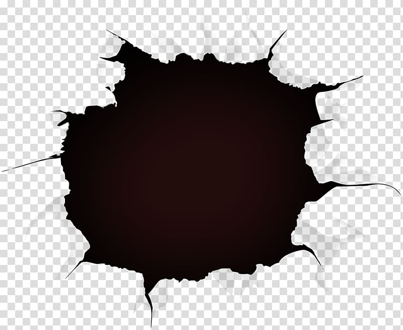 Paper , Black hole, crack transparent background PNG clipart