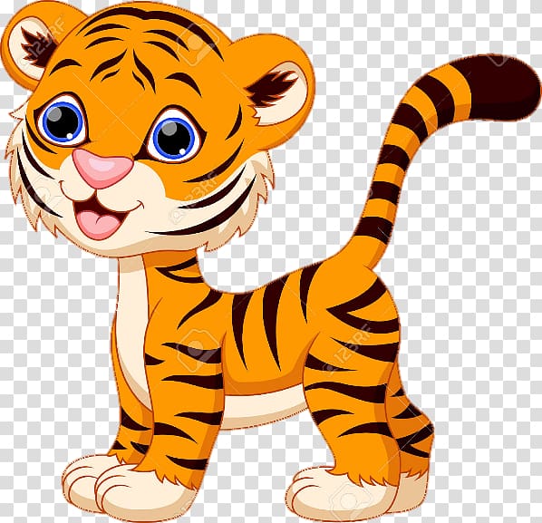 Tiger Cartoon , tiger transparent background PNG clipart