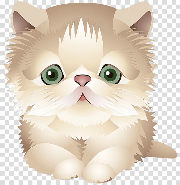 Whiskers Kitten Domestic short-haired cat Persian cat Exotic Shorthair, kitten transparent background PNG clipart
