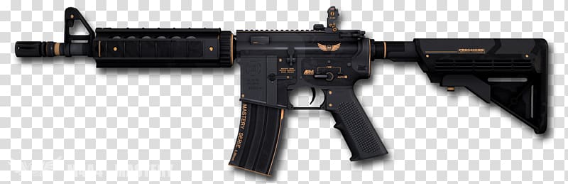 Counter-Strike: Global Offensive Airsoft Guns M4 carbine Rifle Firearm, weapon transparent background PNG clipart
