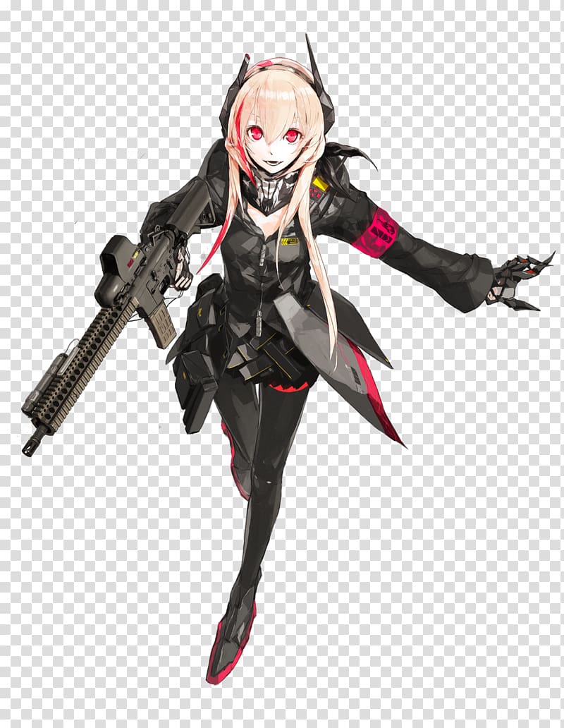 Girls\' Frontline Character Anime Concept art Model sheet, Anime transparent background PNG clipart