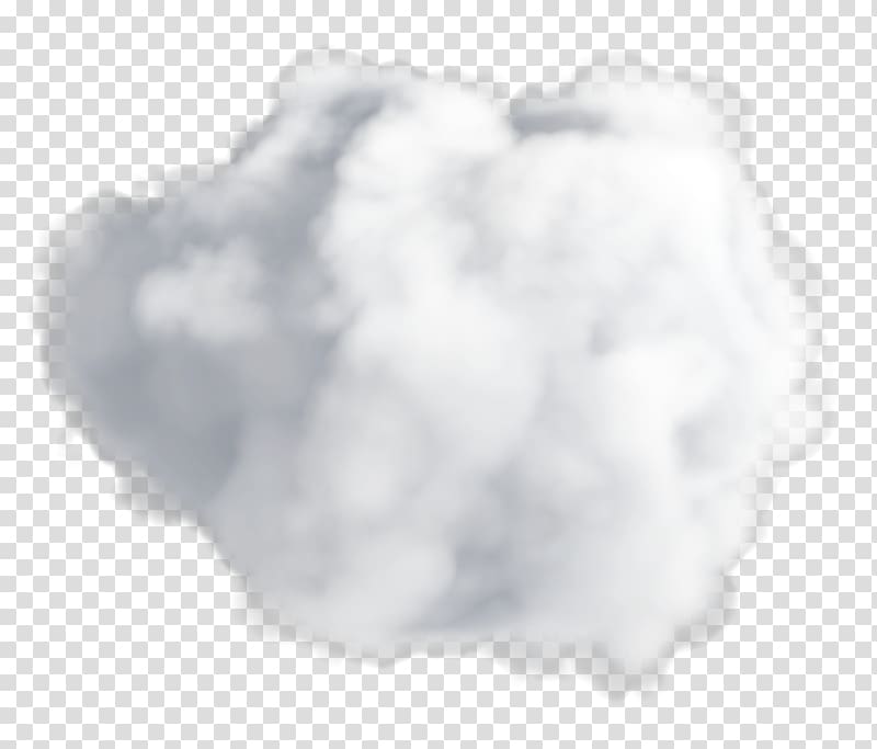 Cloud Black and white Sky, Fluffy Cloud , white splat paint transparent background PNG clipart