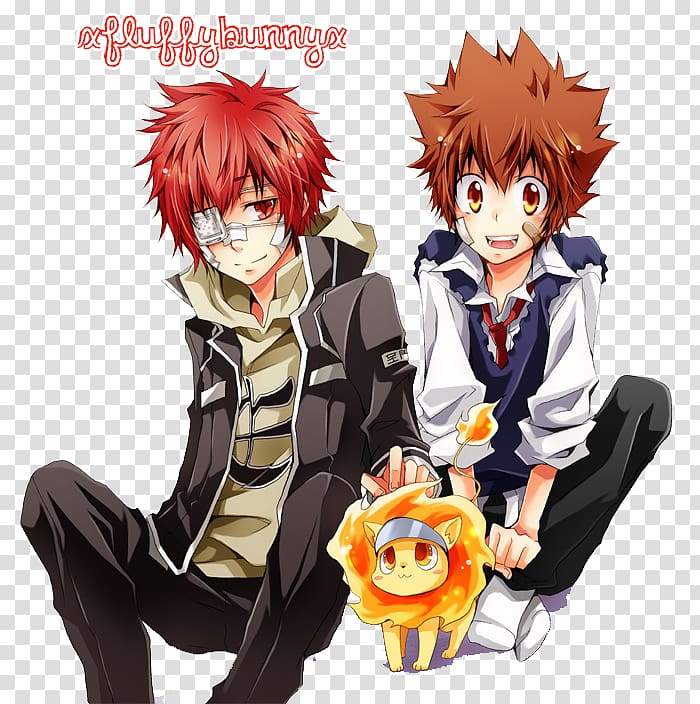 Tsunayoshi Sawada Enma Kozato Reborn! , Akira Amano transparent background PNG clipart