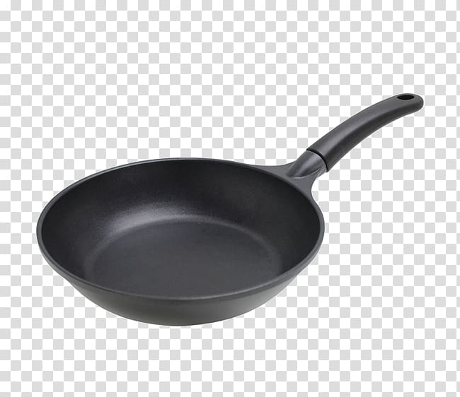 Non-stick surface Frying pan Cast-iron cookware, frying pan transparent background PNG clipart