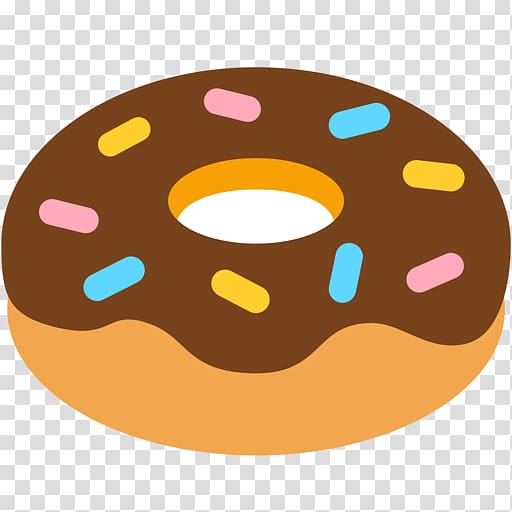 Donuts Cider doughnut Fritter Bagel Emoji, bagel transparent background PNG clipart