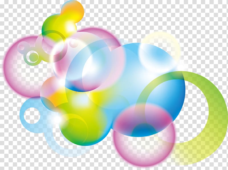 assorted-color light bokeh, Circle, Colored circle transparent background PNG clipart