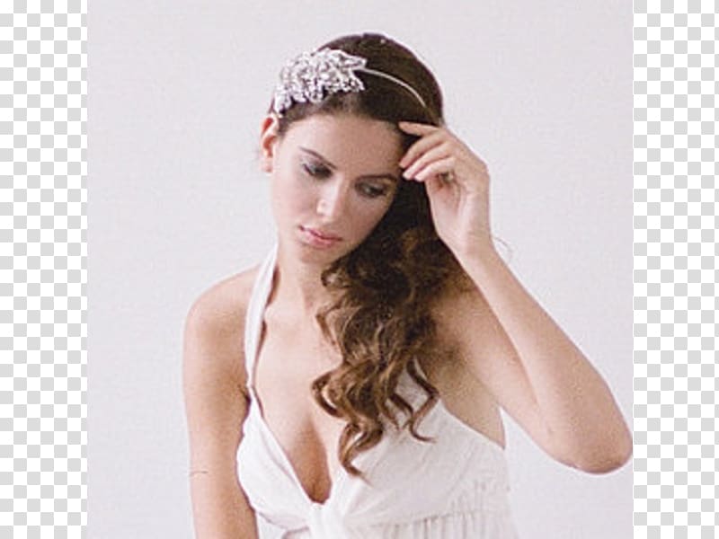 Tiara Long hair Hair tie Headband Wedding dress, hair transparent background PNG clipart