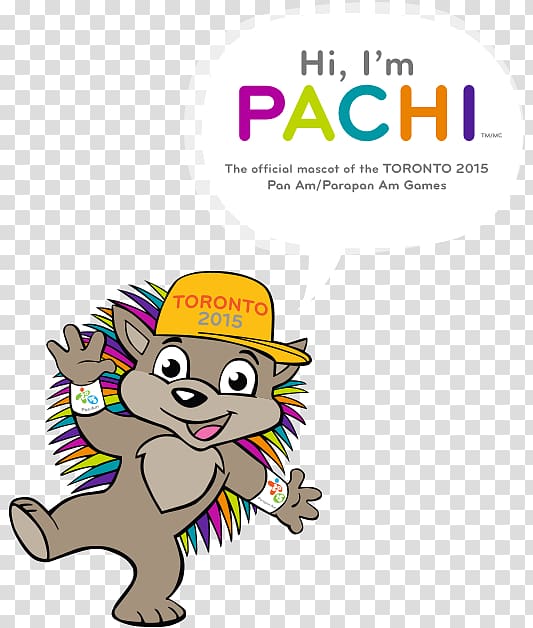 2015 Pan American Games 2015 Parapan American Games Toronto 2015 Pan Am/Parapan Am Games, mascot transparent background PNG clipart