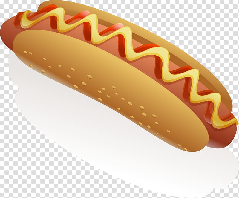 Hot dog Hamburger Dachshund Fast food Pizza, Hot dog material transparent background PNG clipart