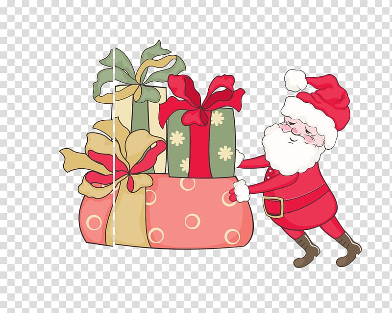 Santa Claus Christmas ornament Christmas decoration, Christmas gift transparent background PNG clipart