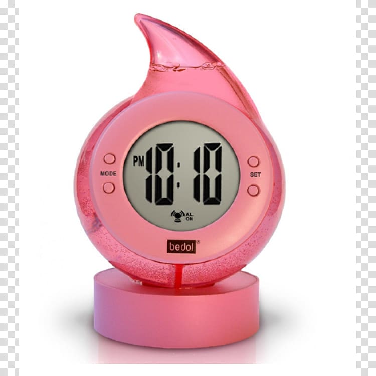 Alarm Clocks Water clock Digital clock Table, clock transparent background PNG clipart