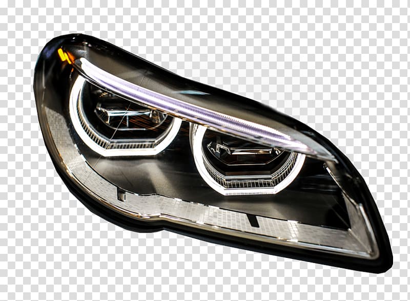 Headlamp Car BMW 5 Series Light, car transparent background PNG clipart