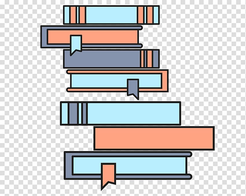 Euclidean Vecteur space, pile of books transparent background PNG clipart