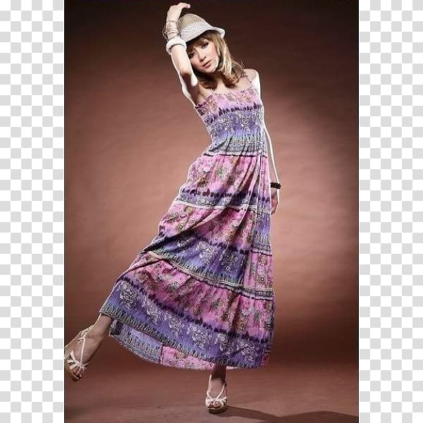 Shoulder Fashion Waist Dress Pattern, bohemian style transparent background PNG clipart