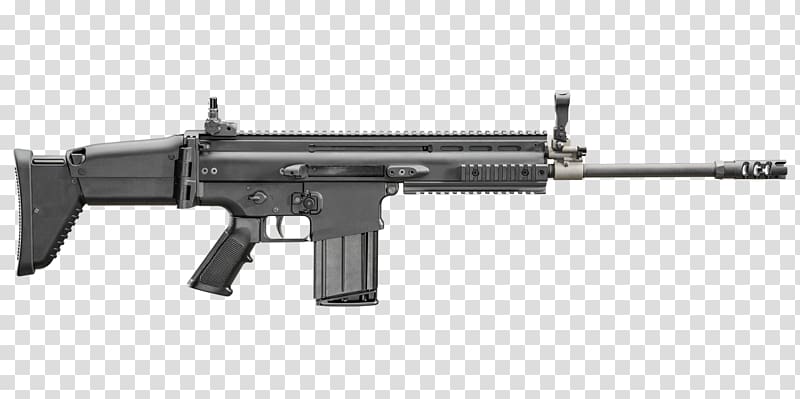 FN SCAR Airsoft Guns FN Herstal Close quarters combat, assault riffle transparent background PNG clipart