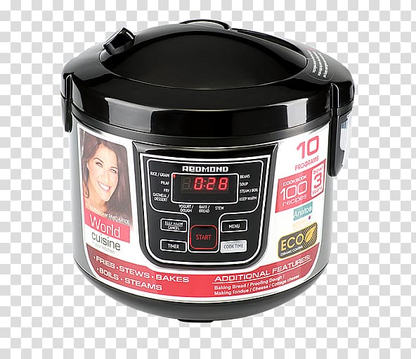 Multicooker REDMOND RMC-4502E Multi Cooker REDMOND RMC-M10E Redmond RMC-M10E Multikocher Kitchen, multi cooker redmond transparent background PNG clipart