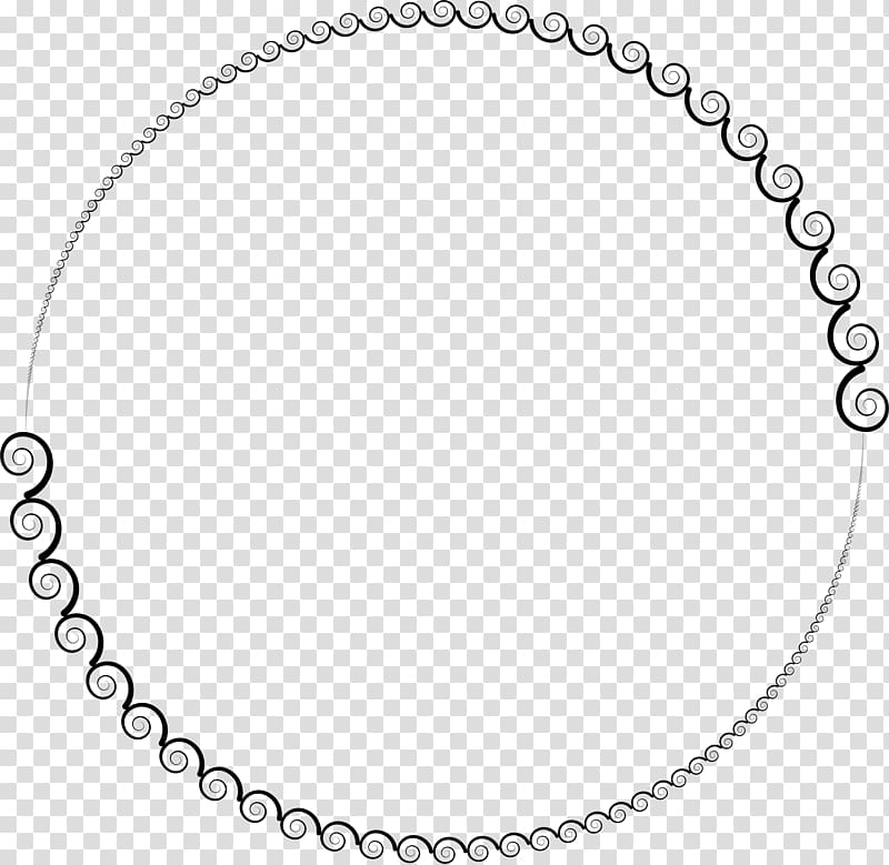 round black wrought frame , Circle Spiral Geometry Drawing , circle border transparent background PNG clipart
