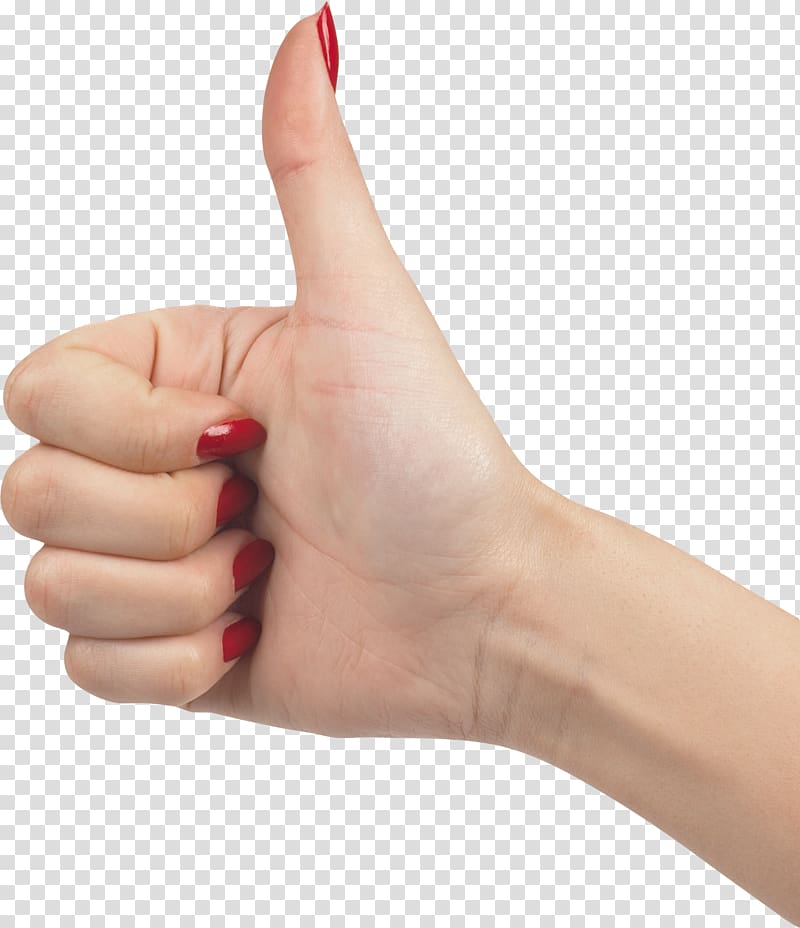 person showing right thumb, Like hands , hands transparent background PNG clipart