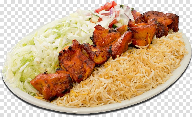 Kabsa Tandoori chicken Kebab Shish taouk Afghan cuisine, Afghan Food transparent background PNG clipart