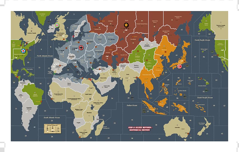 Wizards of the Coast Axis & Allies WWII 1942 World map Second World War, map transparent background PNG clipart