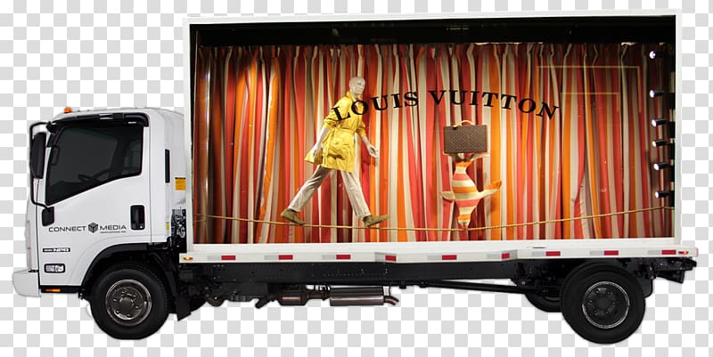 Commercial vehicle Car Brand Truck Mobile billboard, Promotion Billboard transparent background PNG clipart