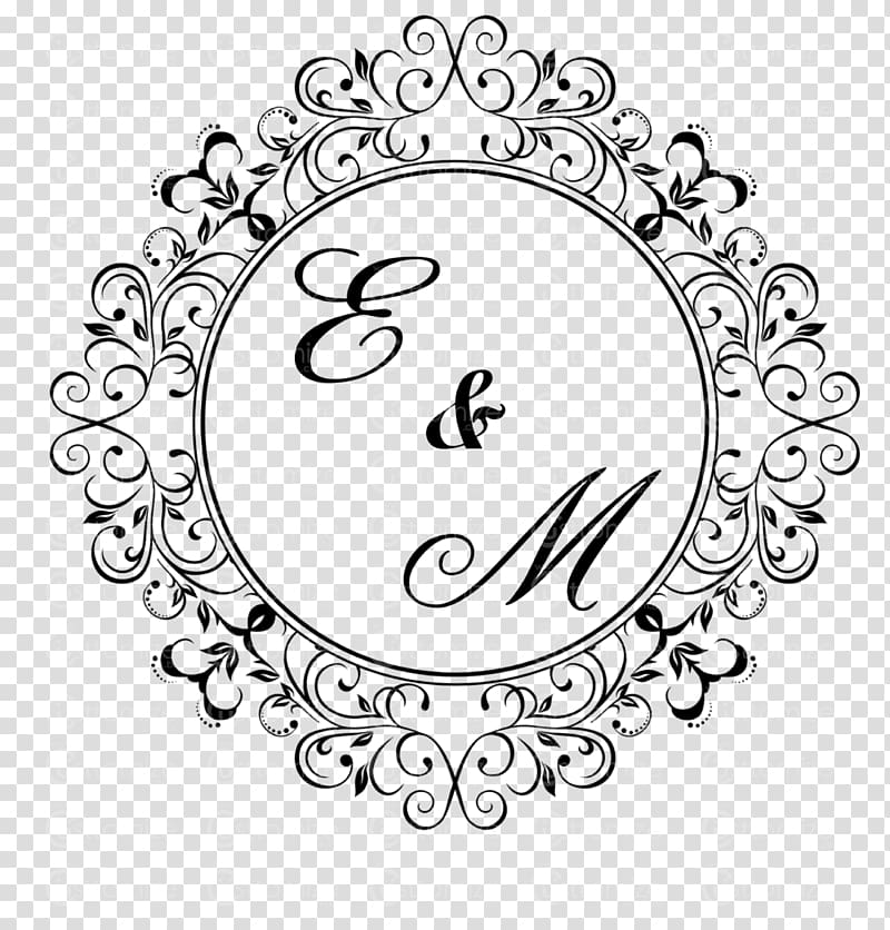 Monogram Marriage, others transparent background PNG clipart
