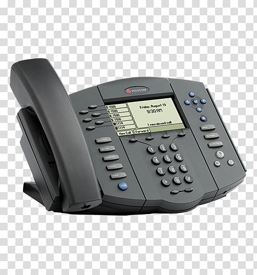 VoIP phone Polycom Business telephone system Voice over IP, others transparent background PNG clipart