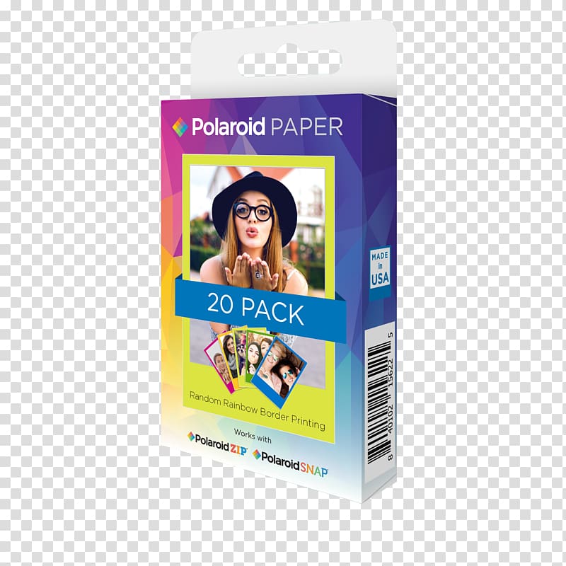 Paper graphic film Polaroid SX-70 Zink Instant camera, polaroid paper transparent background PNG clipart