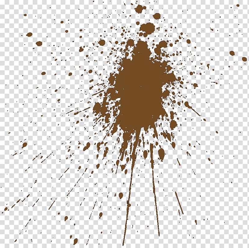 brown paint splat, Mud , dirt transparent background PNG clipart