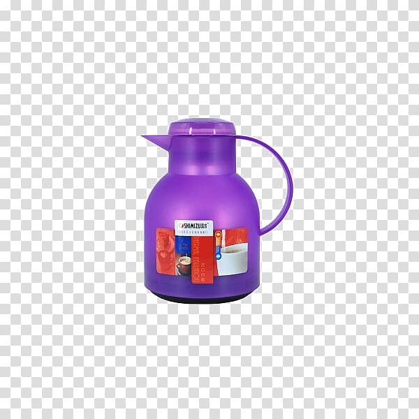 Household water pearl purple glass liner Thermos transparent background PNG clipart