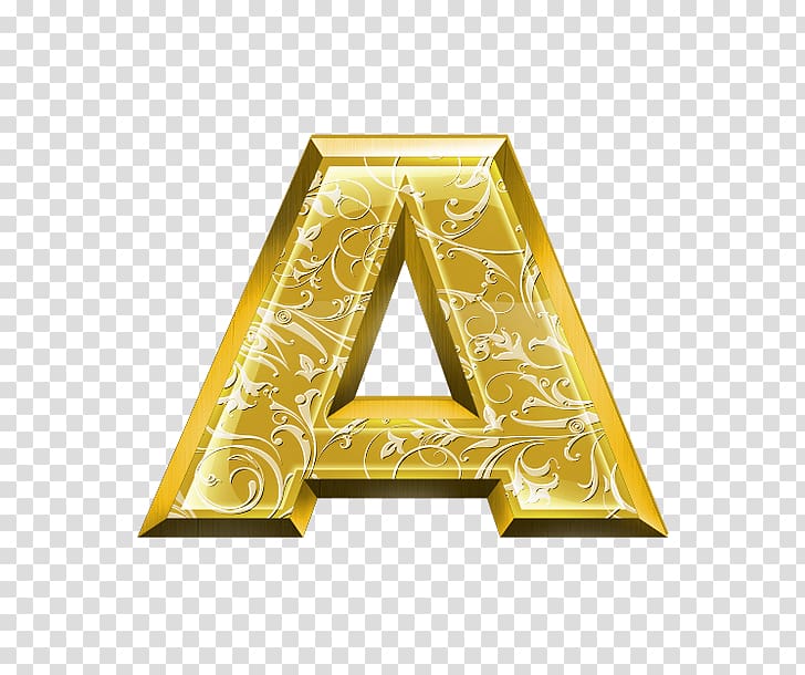 Letter Alphabet Gold Color, gold letter transparent background PNG clipart