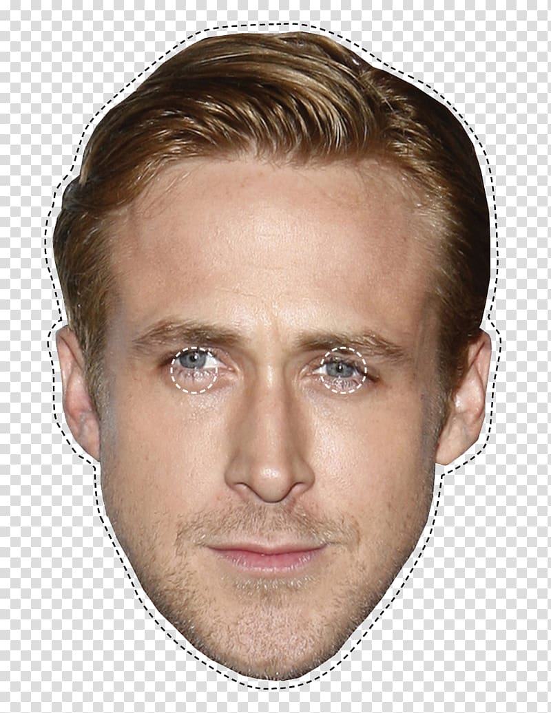Ryan Gosling Celebrity Mask, Ryan Gosling Pic transparent background PNG clipart