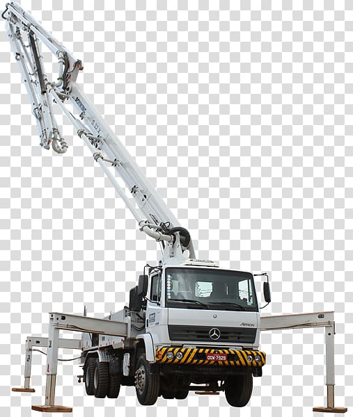 Crane Machine Concrete pump Caminhão betoneira, crane transparent background PNG clipart
