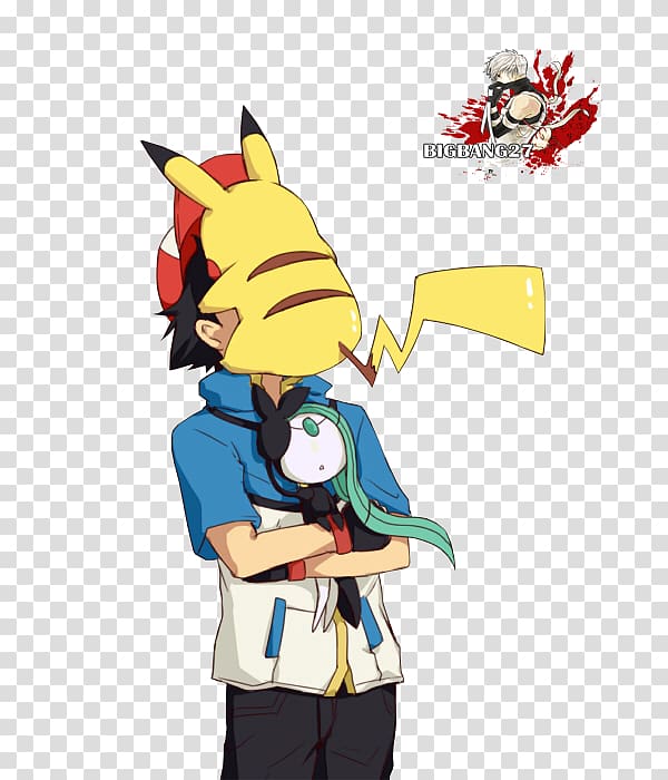 Ash Ketchum Pikachu Pokémon X and Y Clemont, pikachu transparent background PNG clipart