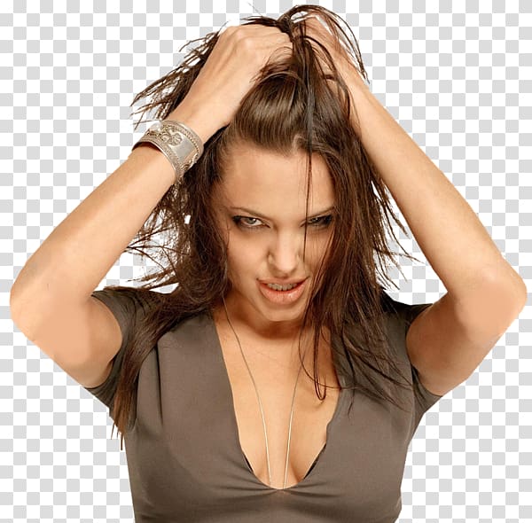 Angelina Jolie Painting Female Celebrity, angelina jolie transparent background PNG clipart