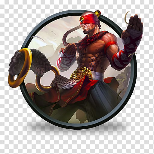 fighter illustration, fictional character figurine, Lee sin interesting transparent background PNG clipart